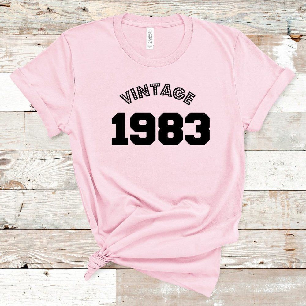 Vintage 1983 Soft Graphic Custom Tee Shirt - Picture 8 of 14